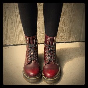 Authentic Vegan Leather Doc Martens Boots